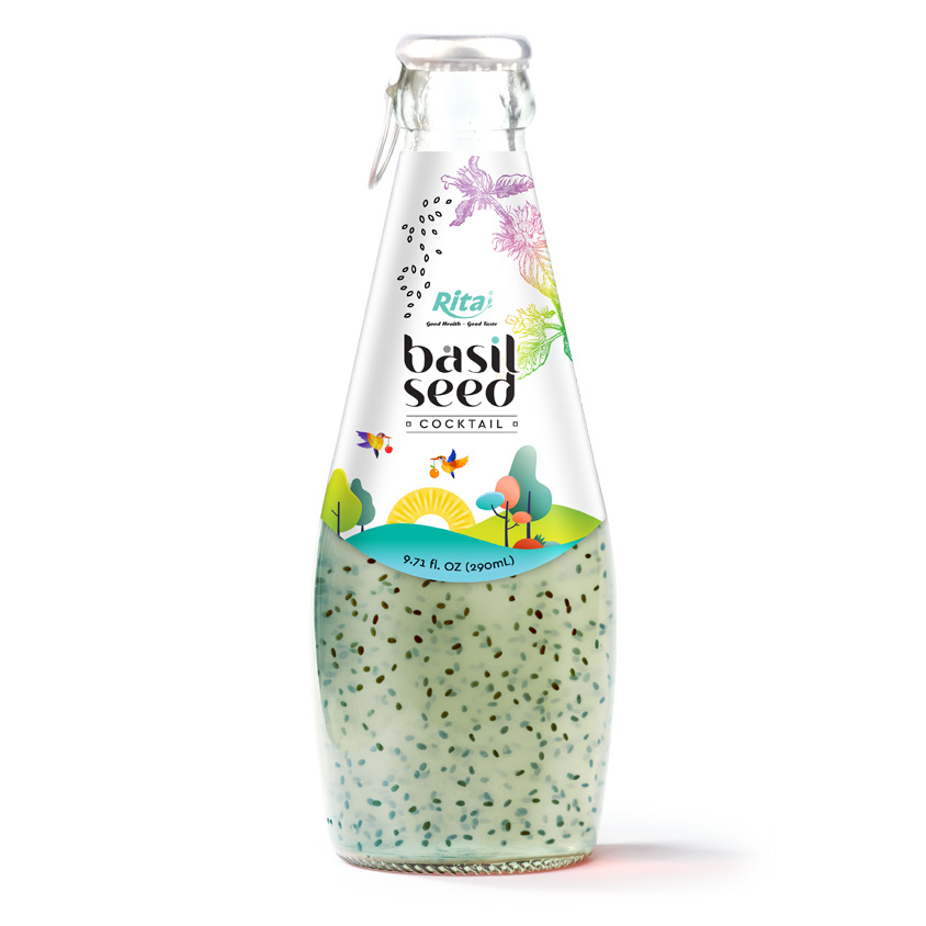Basil seed 290ml Glass Bottle New 3 1