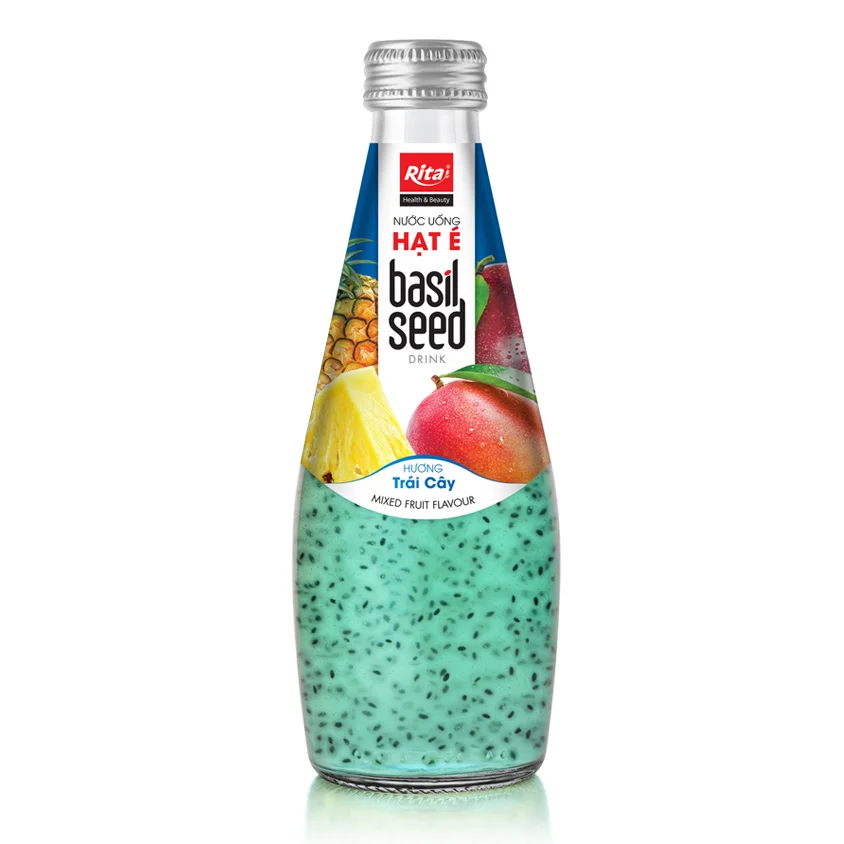 Basil Seed Drink With Mixed Fruit Flavor - RITA Beverage