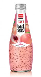Basil seed 290ml peach