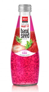Basil seed 290ml strawberry