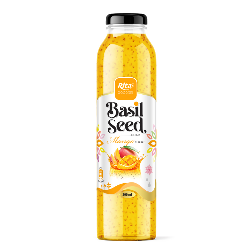 Basil seed drink with mango flavor 300ml