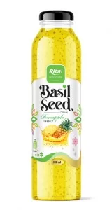 Basil seed drink with pineapple flavor 300ml