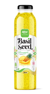 Basil seed drink with pineapple flavor 300ml