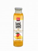 NFC good taste 300ml glass bottle basil seed mango juice drink