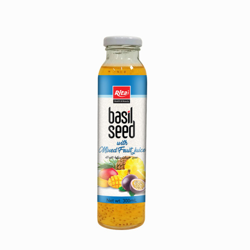 Basil seed mixfruit