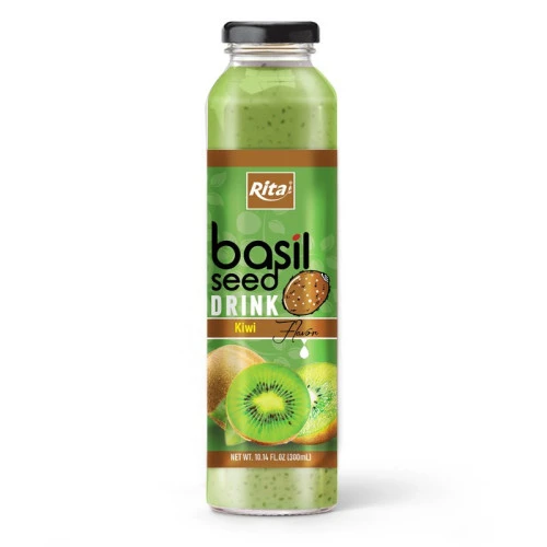 Basil seed with Kiwi