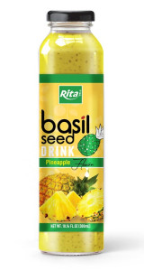 Basil seed with pineapple 