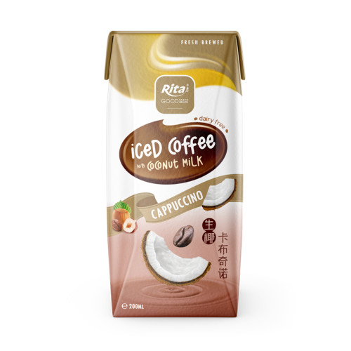 Best Iced cafe Coconut milk cappuccino dairy free