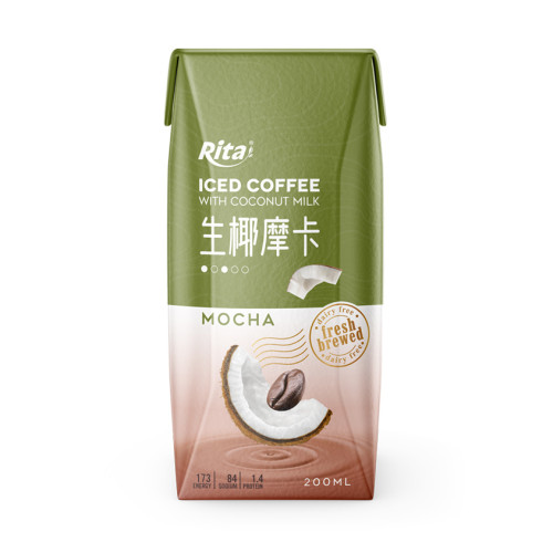 Best Iced cafe Coconut milk mocha dairy free