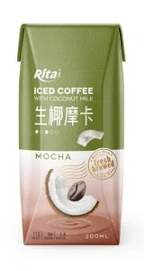 Best Iced cafe Coconut milk mocha dairy free