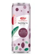 Best  Tea Sparkling water  pomegranate flavour 330ml sleek can