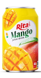 Best buy 330ml short can tropical mango fruit juice