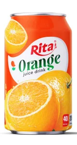 Wholesale Rita Best Buy Orange Juice Drink 330ml Short Can