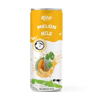 Best natrual Melon juice with real milk drink