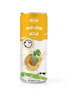Wholesale Real Milk Melon Juice 250ml Can