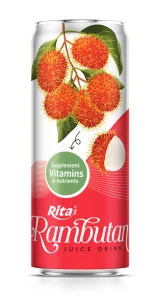 Best natural 320ml Rambutan juice drink exporter