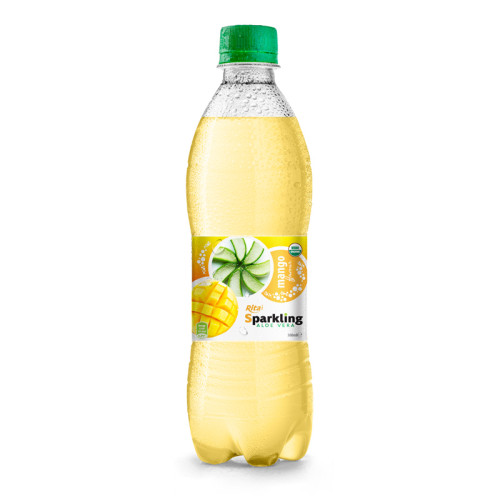 Beverage wholesale Sparkling aloe vera mango 500ml