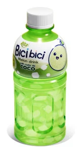 Bici Bici Melon Fruit Drink with Nata de Coco 320ml