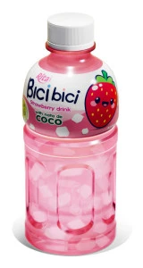 Bici Bici Strawberry Drink with Nata de Coco 320ml