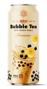 Bubble Tea 490ml can Banana