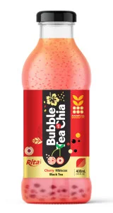 Bubble Tea with Chia 400ml glass bottle Chery