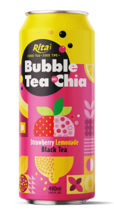 Bubble Tea with Chia Straw 490ml