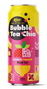Bubble Tea with Chia Straw 490ml