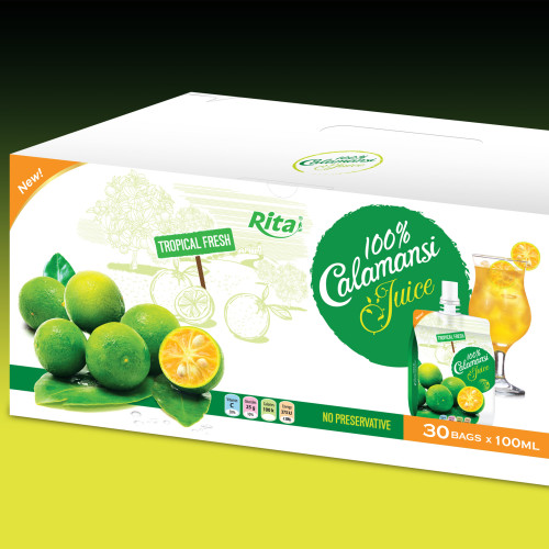 Calamansi juice drink 100ml per pouch 