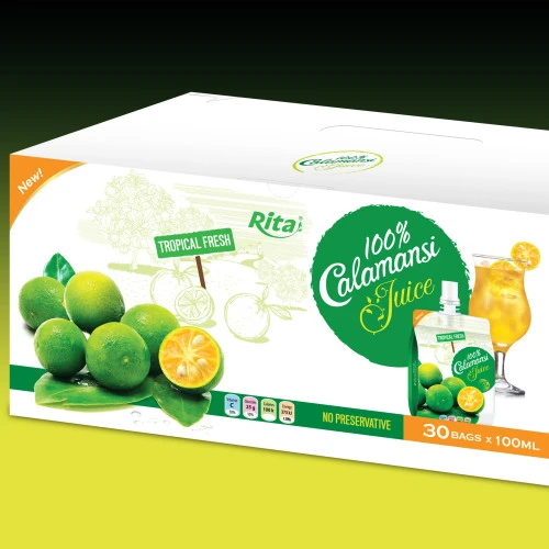 Calamansi juice drink 100ml per pouch
