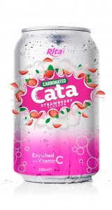 Carbonated Natural Strawberry Flavor Drink