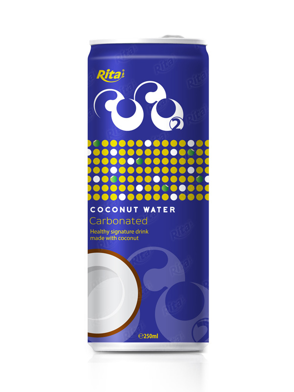Whosaler tropical carbonated coconut water RITA Beverage