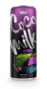 Coco Milk have grape flavour  330ml