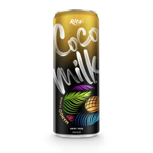 Coco Milk have mango flavour in tin can 330ml