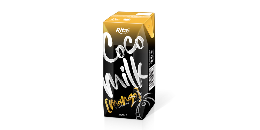Coco Milk with mango in prisma pak 200ml