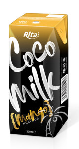 Coco Milk with mango in prisma pak 200ml