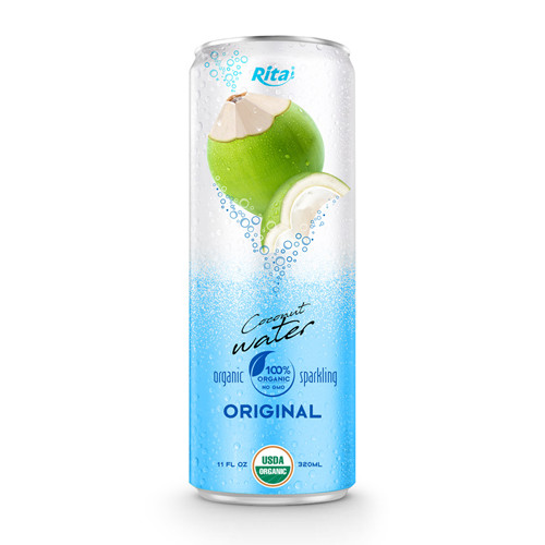 Coco Organic Sparkling 320ml can 01