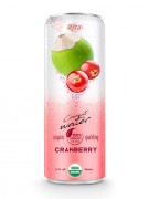Coco Organic Sparkling with cranberry 320ml