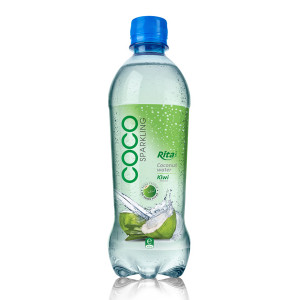 Coco Sparkling kiwi flavour 450ml Pet bottle
