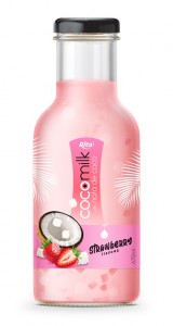 Coco milk with nata coco 470 glass 01