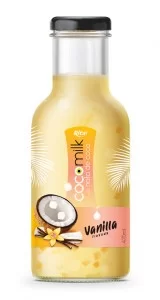 Coco milk with nata coco 470 glass Vanilla