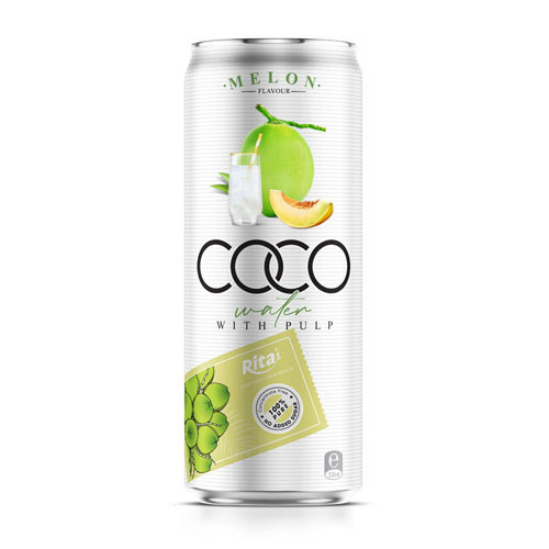 Coco water pulp with melon 330ml