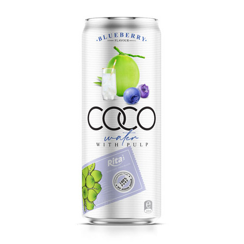 Coco water pulp with blueberry 330ml