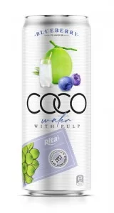 Coco water pulp with blueberry 330ml 