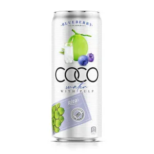 Coco water pulp with blueberry 330ml 