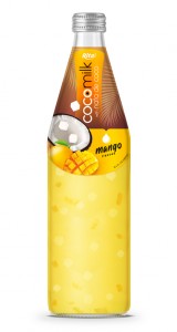 Cocomilk with nata de coco 485ml mango