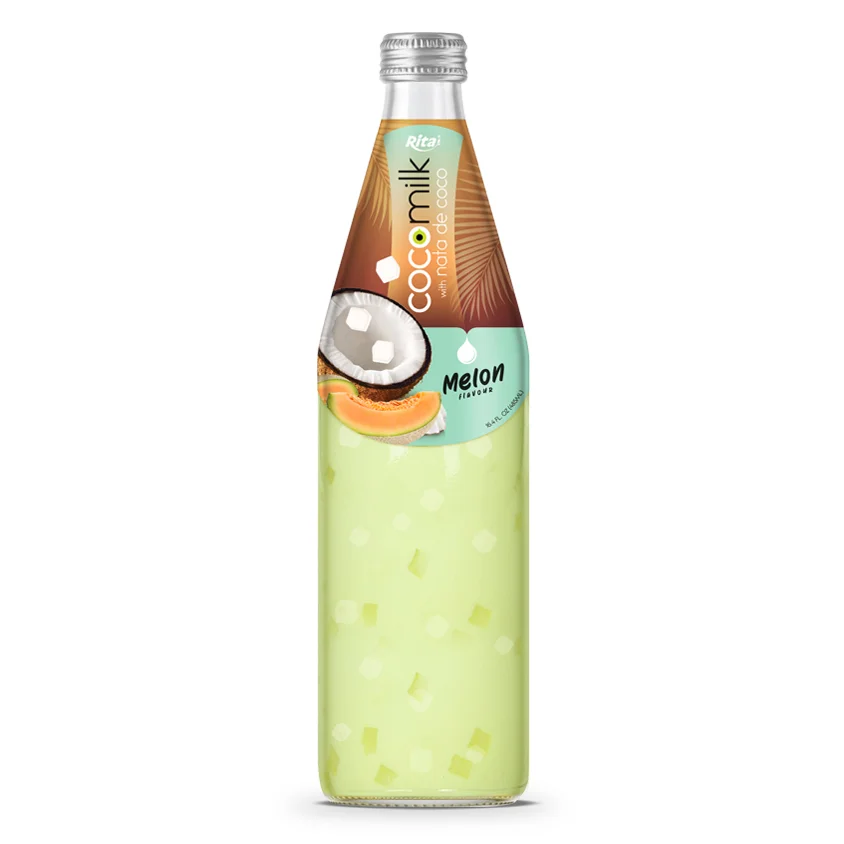 Cocomilk with nata de coco 485ml melon