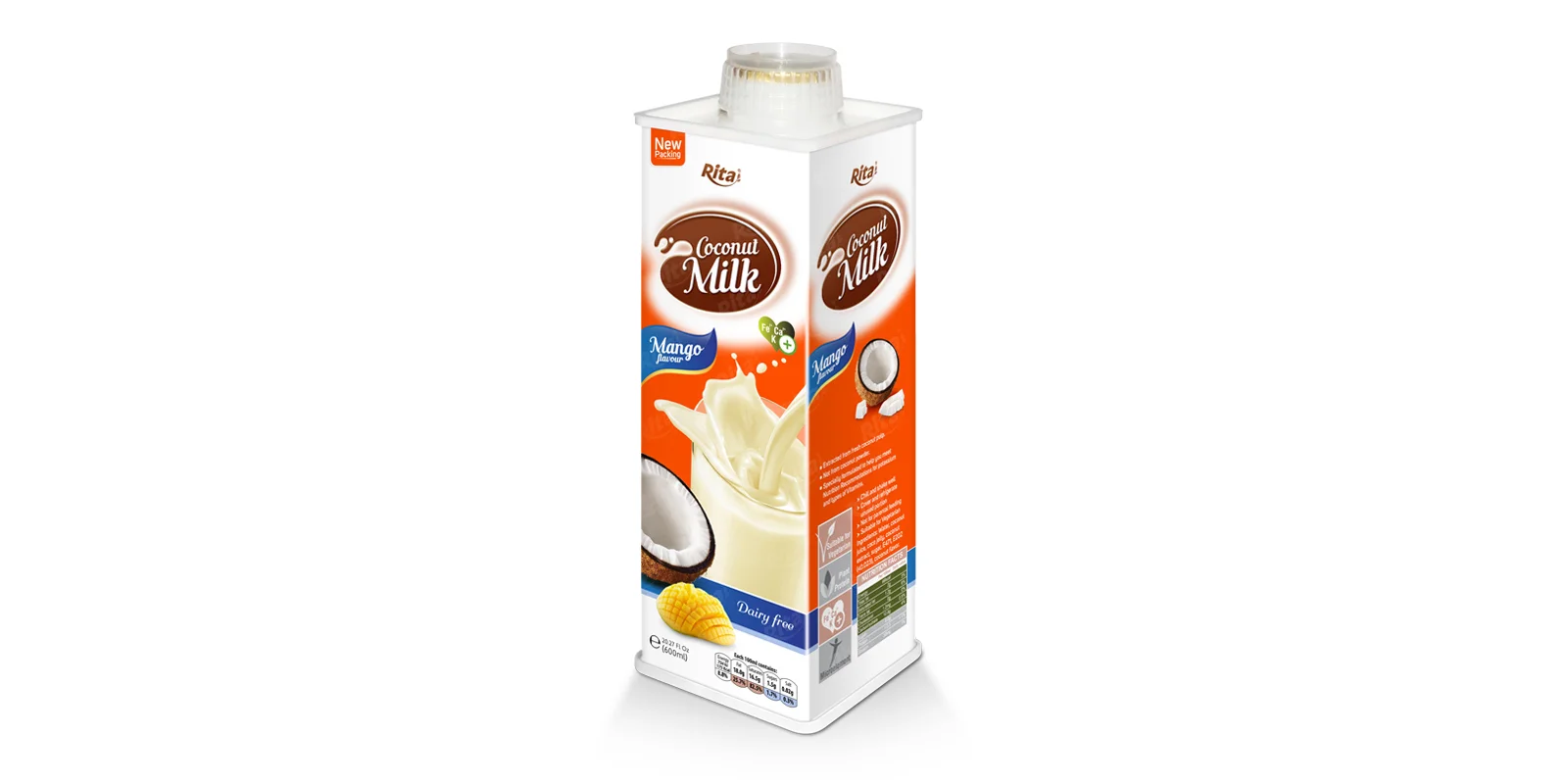 Coconut milk mango 600ml 3 1