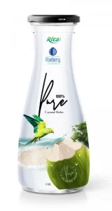 Coconut water with blueberry flavour of juice manufacturers
