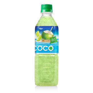 Coconut water with lime flavor 500ml Pet bottle 2