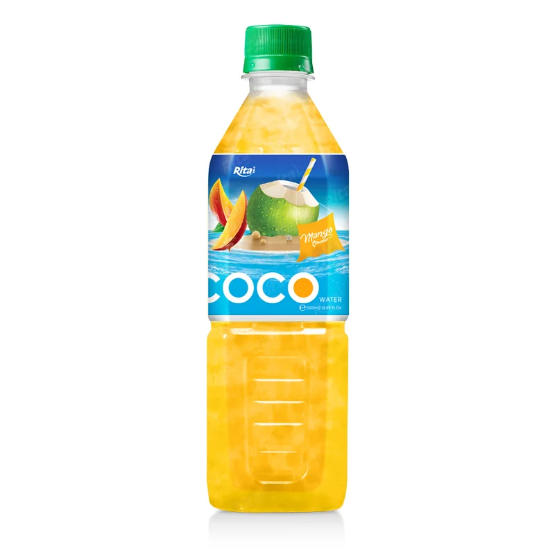 Coconut water with mango flavor  500ml Pet bottle 2